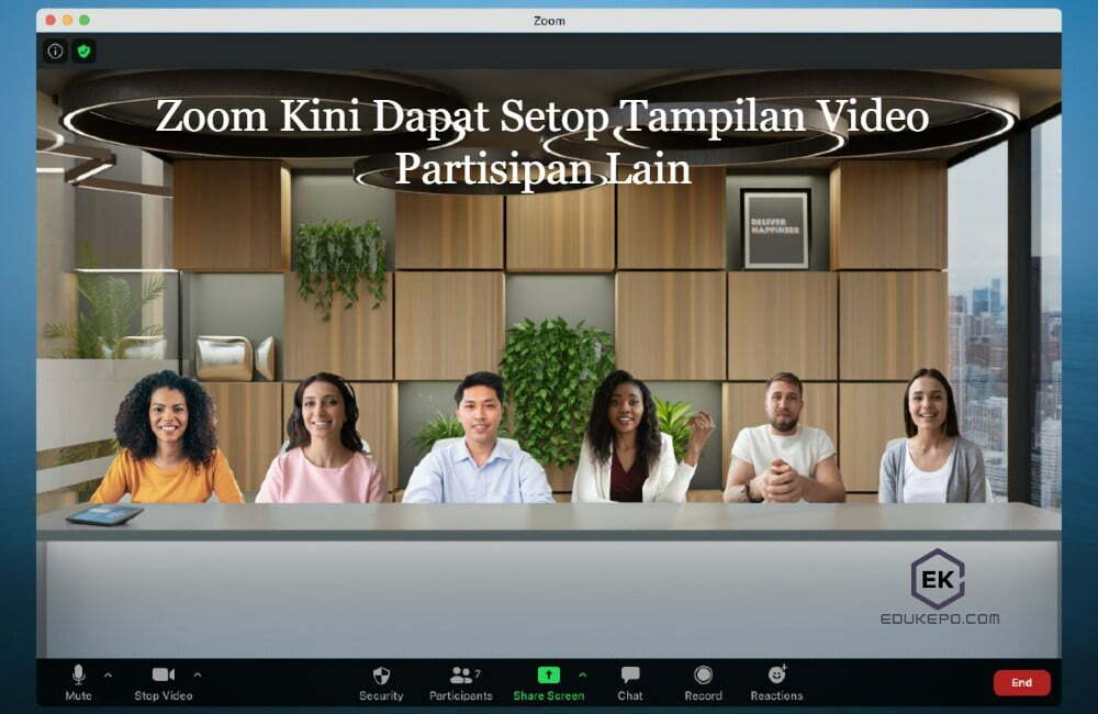 Zoom Kini Dapat Setop Tampilan Video Partisipan Lain cover