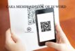 Cara Membuat QR Code di Word